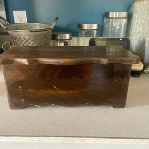 Vintage Wooden Storage Chest Cornwall Wood Products (12.25"x5.5"x5")